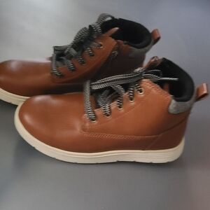 Target Tan and Black Kids Boots